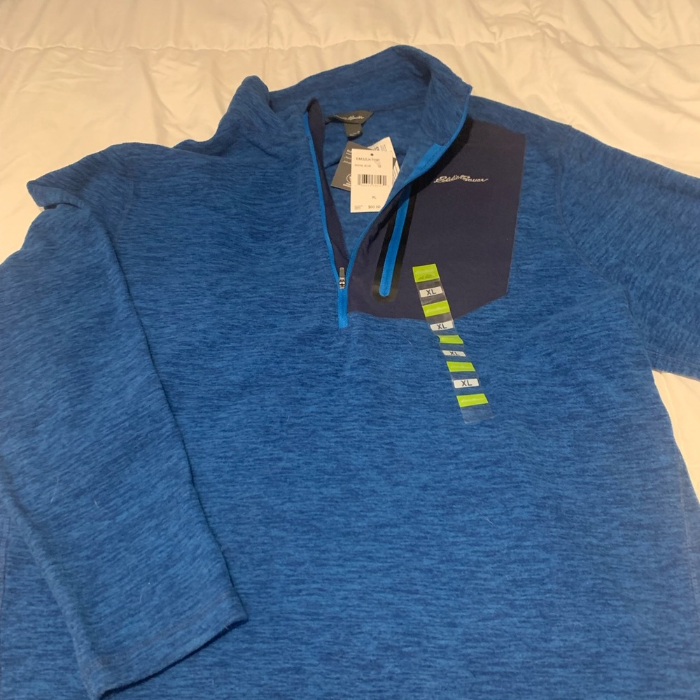 Men’s Eddie Bauer cloud qtr zip fleece